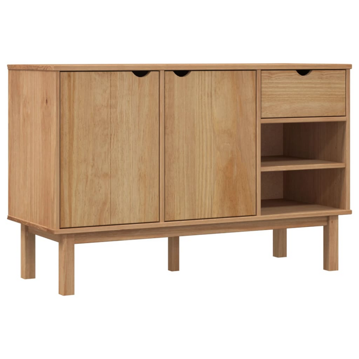 OTTA Solid Wood Pine Sideboard - 114x43x73.5 cm | Scandinavian Design | Ample Storage with Drawer and Compartments - Premium  from Home Treasures - Just £179.99! Shop now at Home Treasures