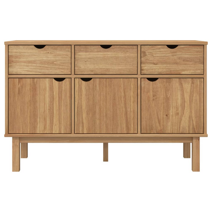 OTTA Scandinavian Sideboard - 114x43x73.5 cm - Solid Pine Wood - Ample Storage Space - Premium  from Home Treasures - Just £175.99! Shop now at Home Treasures