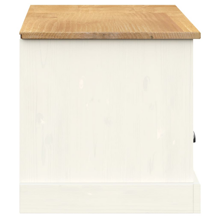 VIGO TV Cabinet in White - 156x40x40 cm Solid Wood Pine | Stylish & Durable Media Console with Ample Storage - Premium  from Home Treasures - Just £149.99! Shop now at Home Treasures