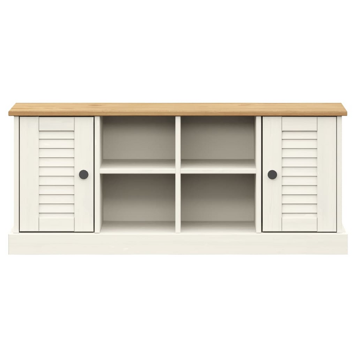 VIGO Shoe Bench in White - 106x35x45 cm, Solid Pine Wood, Modern Entryway Storage Solution - Premium  from Home Treasures - Just £118.99! Shop now at Home Treasures