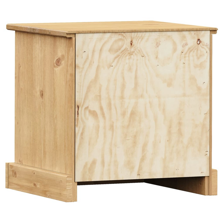 VIGO Bedside Cabinet - Solid Pine Wood with Honey Wax Finish - Stylish & Durable Nightstand, 42x35x42 cm - Premium  from Home Treasures - Just £56.99! Shop now at Home Treasures