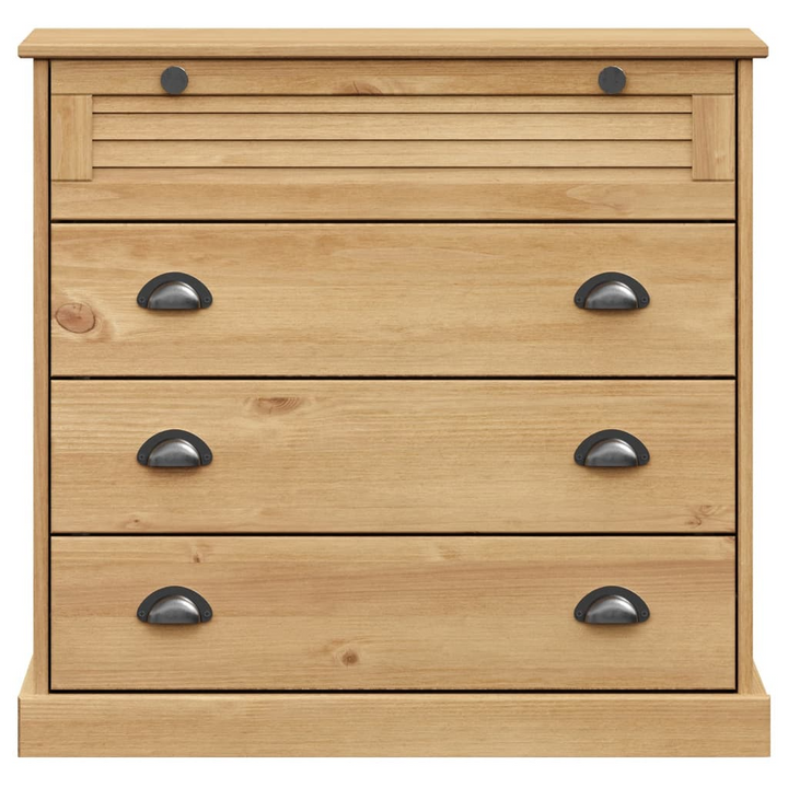 VIGO Chest of Drawers - Solid Pine Wood, Spacious Storage, 80x40x76 cm - Rustic Elegance for Your Home - Premium  from Home Treasures - Just £161.99! Shop now at Home Treasures