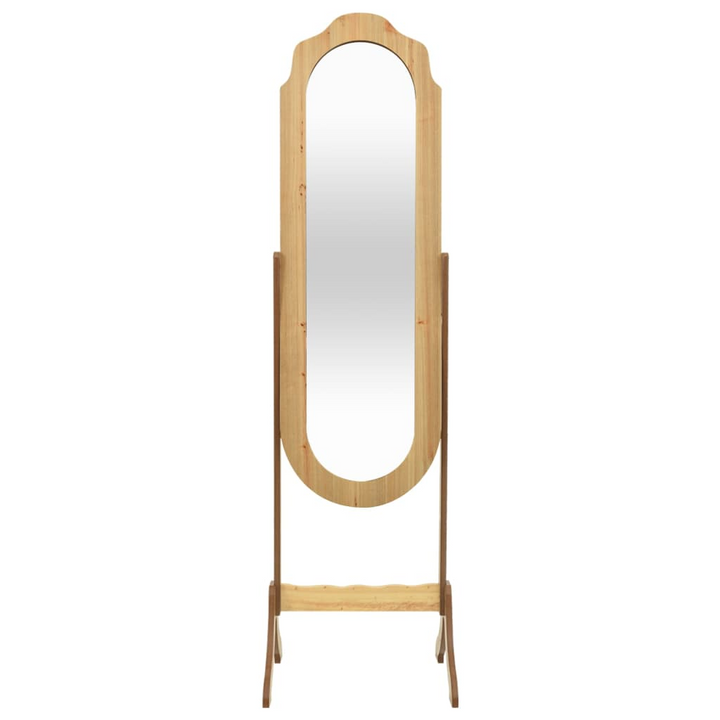 Elegant Free Standing Mirror 160 cm - Tiltable Full-Length Vanity Mirror with Engineered Wood Frame - Premium  from Home Treasures - Just £86.99! Shop now at Home Treasures