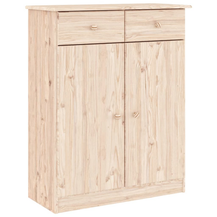 ALTA Solid Wood Pine Shoe Cabinet 77x35x96 cm – Stylish & Sturdy Shoe Storage Solution - Premium  from Home Treasures - Just £137.99! Shop now at Home Treasures