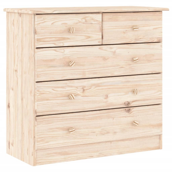 ALTA Chest of Drawers 77x35x73 cm | Solid Pine Wood | Rustic & Durable Storage Solution - Premium  from Home Treasures - Just £134.99! Shop now at Home Treasures