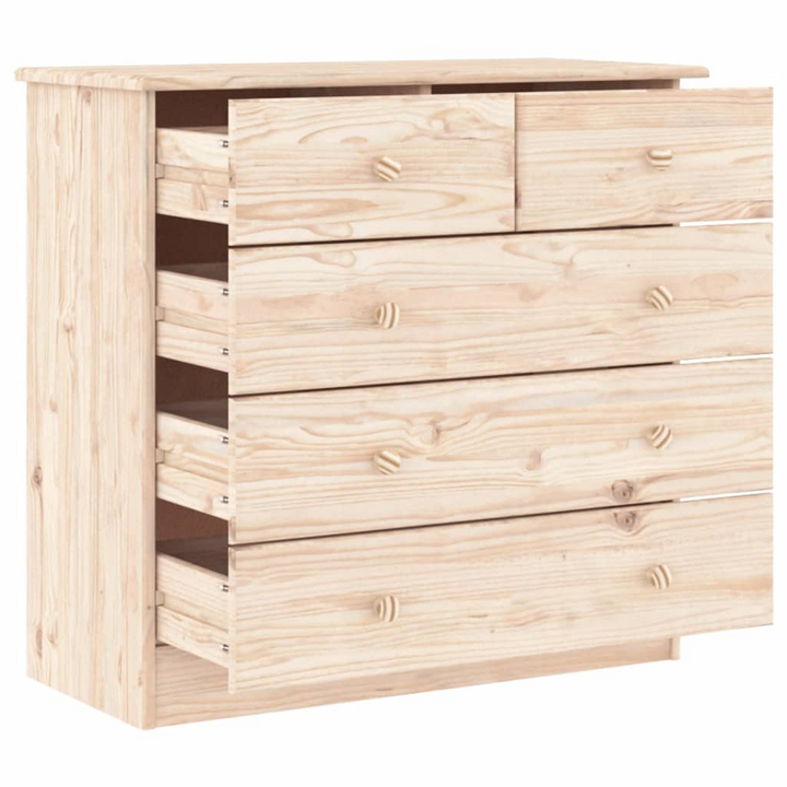 ALTA Chest of Drawers 77x35x73 cm | Solid Pine Wood | Rustic & Durable Storage Solution - Premium  from Home Treasures - Just £134.99! Shop now at Home Treasures