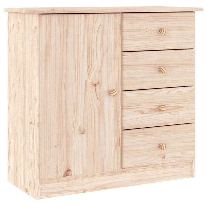 ALTA Sideboard - Stylish Solid Pine Wood Cabinet with Ample Storage - 77x35x73 cm Online - Premium  from Home Treasures - Just £110.99! Shop now at Home Treasures