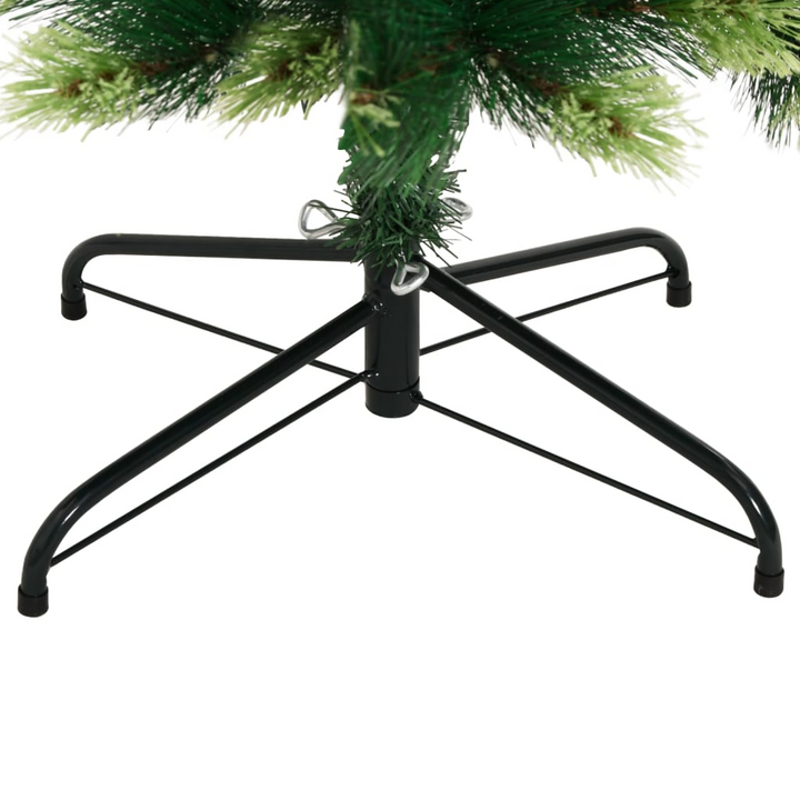 Artificial Hinged Christmas Tree with Metal Stand - Realistic PVC Tips, Easy Setup, Sturdy & Reusable - Premium  from Home Treasures - Just £161.99! Shop now at Home Treasures