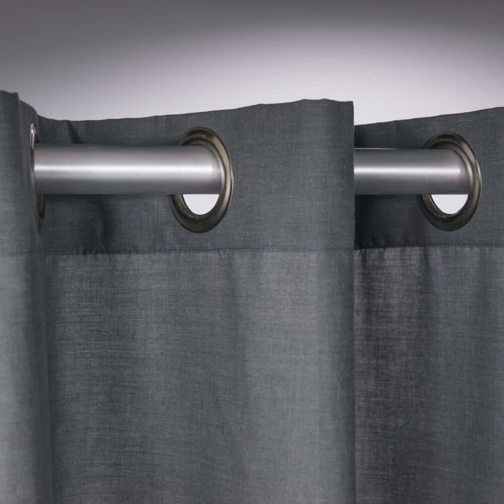 Luxurious Sealskin Shower Curtain Coloris 180x200 cColorism in Elegant Grey - Water Repellent & Includes Stainless Steel Rings - Premium  from Home Treasures - Just £46.99! Shop now at Home Treasures