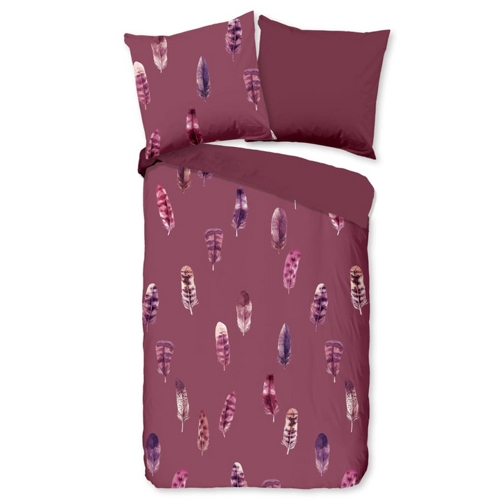 Pure Duvet Cover COS 135x200 cm - Luxurious, Soft, and Stylish Bordeaux Bedding Set - Premium  from Home Treasures - Just £33.99! Shop now at Home Treasures