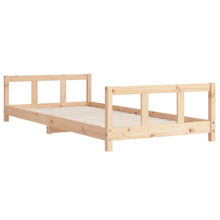 Children's Bed Frame 90x200 cm Solid Wood Pine - High-quality, Sturdy, and Timeless Design - Premium  from Home Treasures - Just £87.99! Shop now at Home Treasures