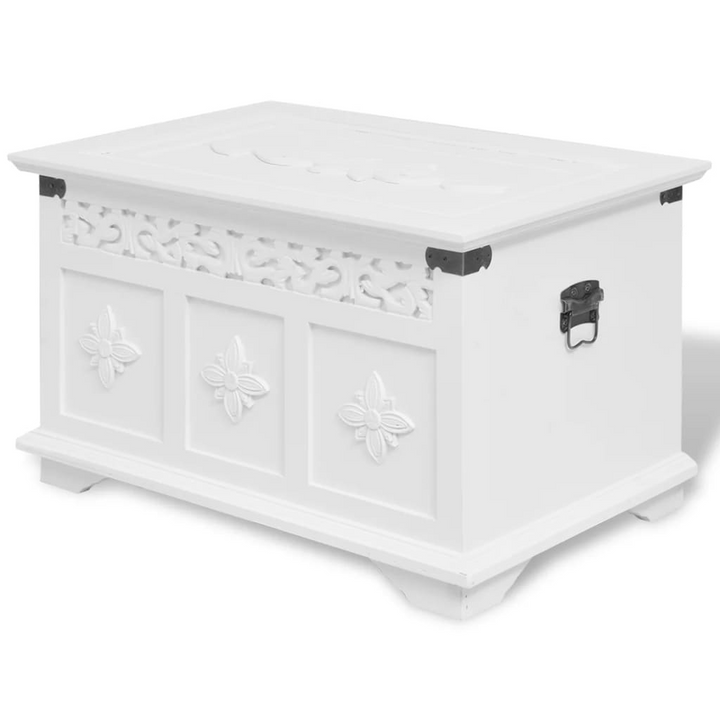 Elegant Two Piece White Storage Chest Set - Spacious & Stylish Solution - Premium  from Home Treasures - Just £148.99! Shop now at Home Treasures