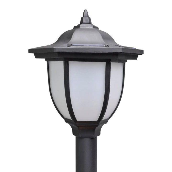 Chain Fence with Solar Lights Two LED Lamps Two Poles - Add Ambiance and Style to Your Outdoor Space - Premium  from Home Treasures - Just £36.99! Shop now at Home Treasures