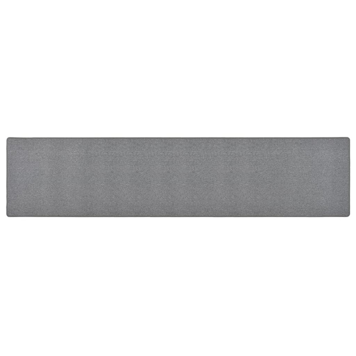 Elegant Dark Grey Carpet Runner 50x250 cm | Durable Floor Mat for Living Room, Bedroom, Kitchen, Hallway, Office - Premium  from Home Treasures - Just £36.99! Shop now at Home Treasures