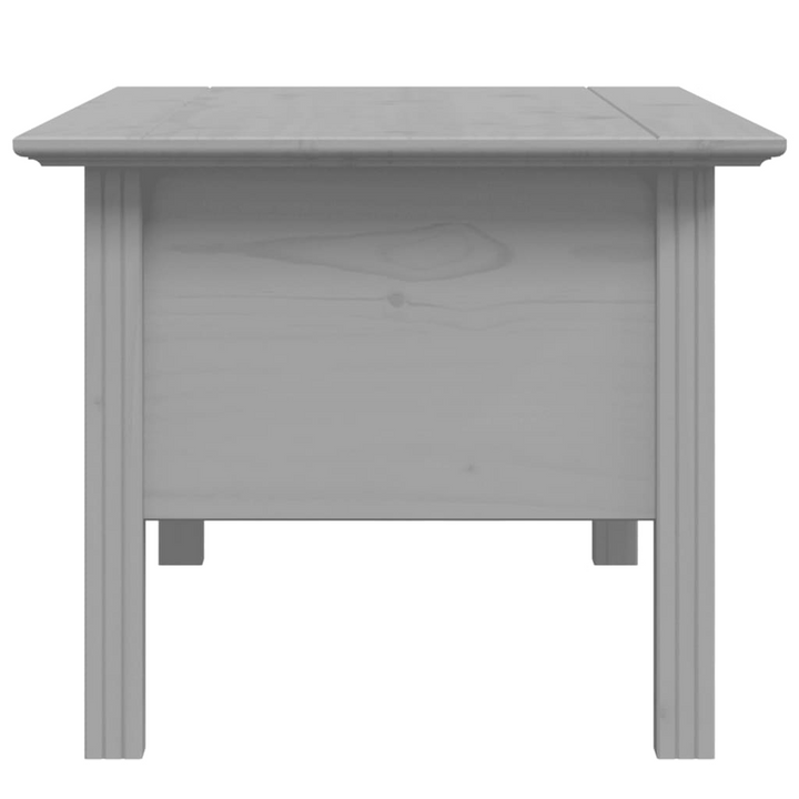 BODO French-Style Grey Coffee Table – Elegant Solid Pine Wood with Drawer, 100x55x45 cm - Premium  from Home Treasures - Just £76.99! Shop now at Home Treasures