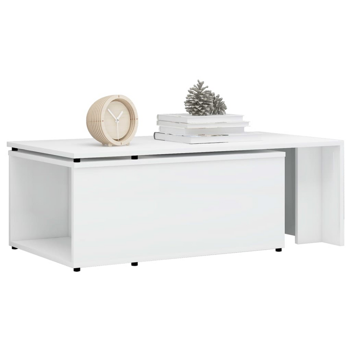 Coffee Table in High Gloss White 150x50x35 cm Engineered Wood - Premium  from Home Treasures - Just £110.99! Shop now at Home Treasures