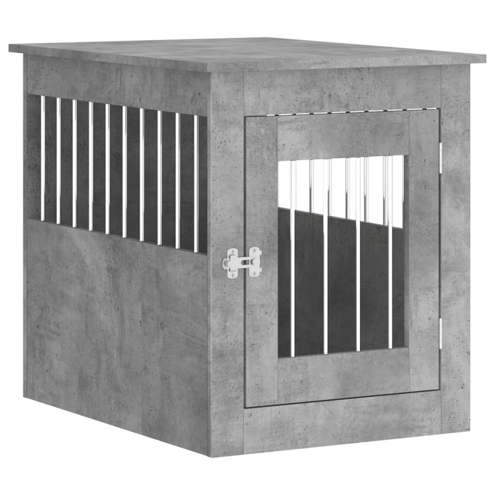 Dog Crate Furniture Concrete Grey 55x75x65 cm - Durable and Stylish - Premium  from Home Treasures - Just £93.99! Shop now at Home Treasures