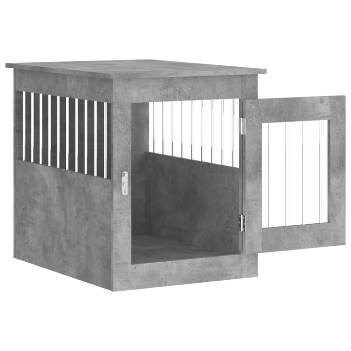 Dog Crate Furniture Concrete Grey 55x75x65 cm - Durable and Stylish - Premium  from Home Treasures - Just £93.99! Shop now at Home Treasures