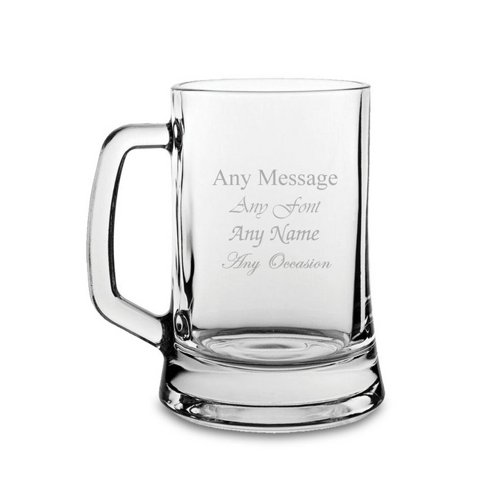 Personalised Engraved Beer Tankard - Custom Message - Premium  from Home Treasures - Just £14.95! Shop now at Home Treasures