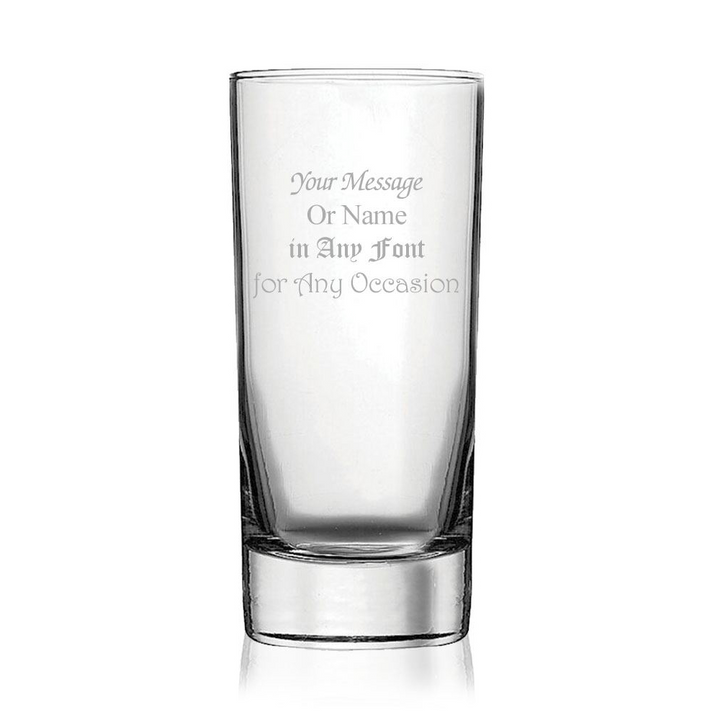 Personalised Engraved Side Hiball 13oz Glass - Custom Message, Perfect for Weddings, Birthdays, and Gin Lovers - Premium  from Home Treasures - Just £14.95! Shop now at Home Treasures