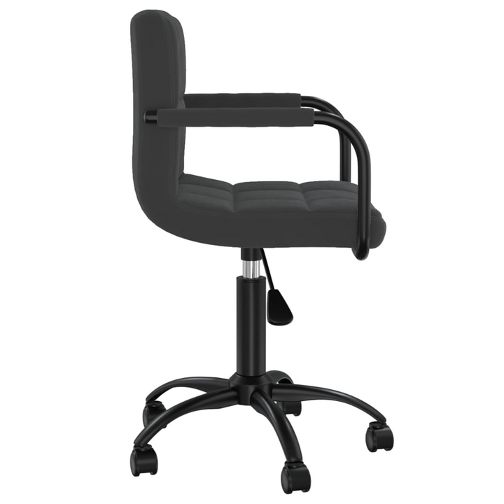 Luxurious Swivel Office Chair in Black Velvet - Stylish & Comfortable Seating - Premium  from Home Treasures - Just £85.99! Shop now at Home Treasures