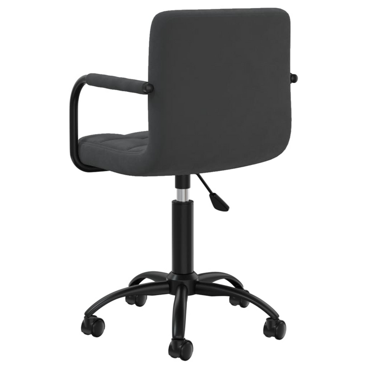 Luxurious Swivel Office Chair in Black Velvet - Stylish & Comfortable Seating - Premium  from Home Treasures - Just £85.99! Shop now at Home Treasures