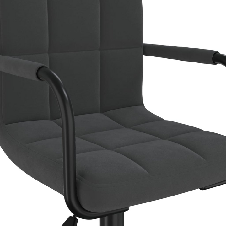 Luxurious Swivel Office Chair in Black Velvet - Stylish & Comfortable Seating - Premium  from Home Treasures - Just £85.99! Shop now at Home Treasures