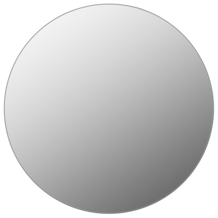 70 cm Round Glass Wall Mirror - Elegant Minimalistic Home Decor for Living Room, Bedroom, and Dressing Room - Premium  from Home Treasures - Just £56.99! Shop now at Home Treasures