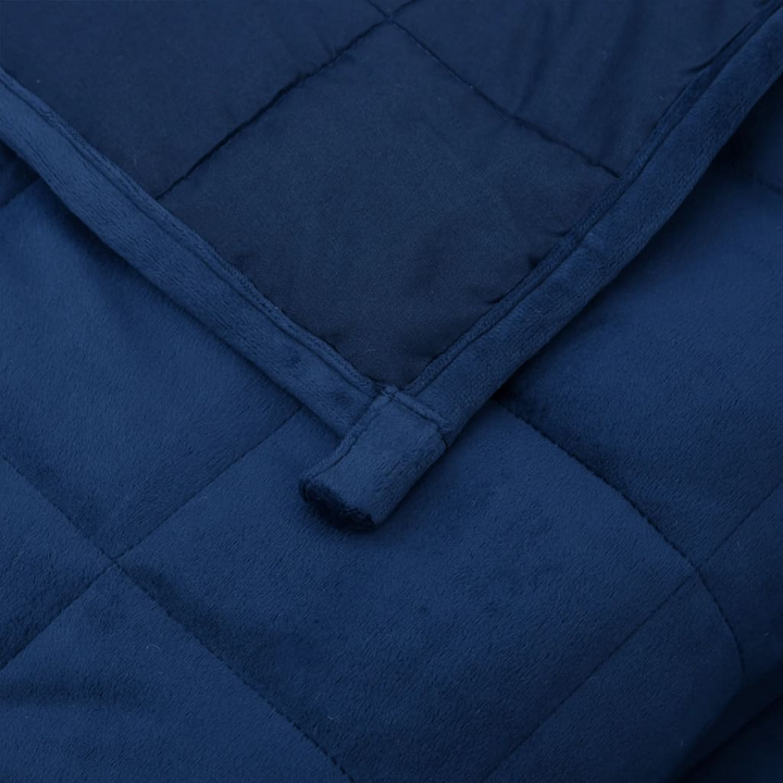 Weighted Blanket with Even Distribution - Blue, 138x200 cm, Single, 6 kg, Comfortable Fabric - Premium  from Home Treasures - Just £63.99! Shop now at Home Treasures