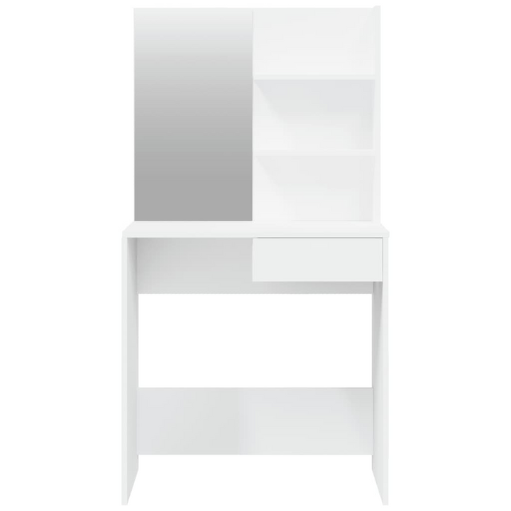 Dressing Table with Mirror White 74.5x40x141 cm - Premium  from Home Treasures - Just £84.99! Shop now at Home Treasures