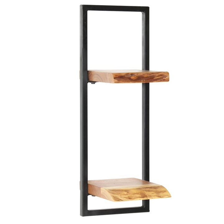 Wall Shelf Set - 5 Pieces Acacia Wood & Industrial Steel - Durable & Stylish Storage - Premium  from Home Treasures - Just £148.99! Shop now at Home Treasures