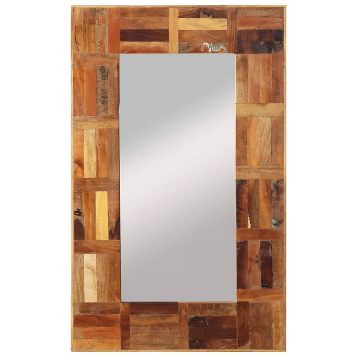 Wall Mirror Solid Wood Reclaimed 50x80 cm - Premium  from Home Treasures - Just £53.99! Shop now at Home Treasures