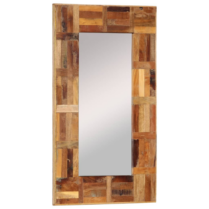 Wall Mirror Solid Wood Reclaimed 50x80 cm - Premium  from Home Treasures - Just £53.99! Shop now at Home Treasures