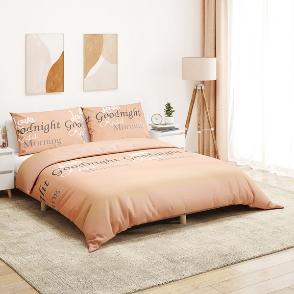 Pink Cotton Duvet Cover Set - 140x200 cm | Soft & Breathable Bedding - Premium  from Home Treasures - Just £30.99! Shop now at Home Treasures