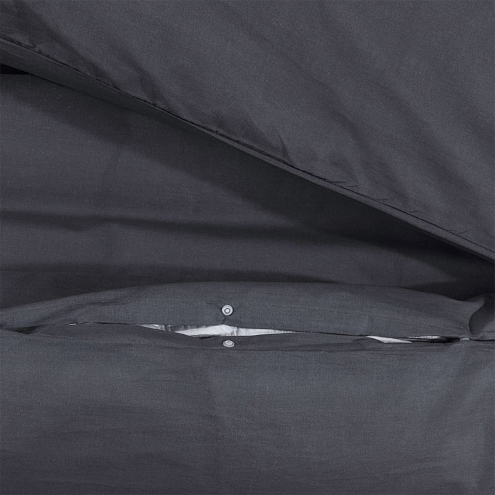 Black Cotton Duvet Cover Set - 200x200 cm, Soft & Elegant Bedding for Luxurious Comfort - Premium  from Home Treasures - Just £32.99! Shop now at Home Treasures