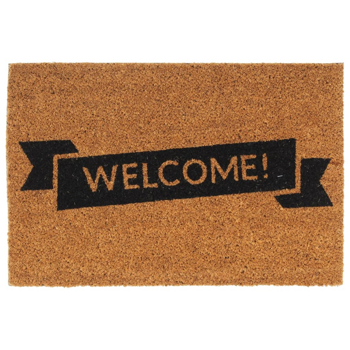 Durable Natural Coir Door Mat 40x60 cm – Non-slip, Indoor/Outdoor Entrance Mat - Premium  from Home Treasures - Just £16.99! Shop now at Home Treasures