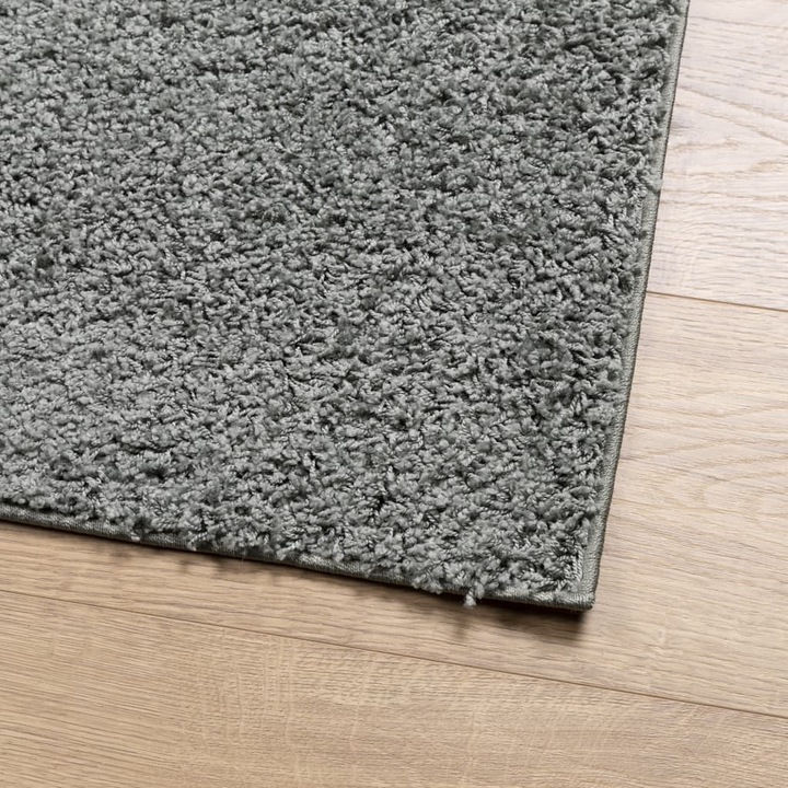 PAMPPLONA Shaggy Rug - Luxurious High Pile, Modern Green Carpet 80x250 cm | Soft & Cozy for Living Room, Bedroom, and More - Premium  from Home Treasures - Just £37.99! Shop now at Home Treasures