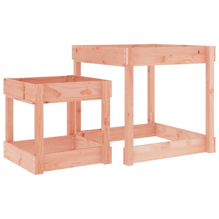 Wooden Sand Table Set – 2 Pieces, Solid Douglas Wood, Perfect for Outdoor Play & Sensory Activities - Premium  from Home Treasures - Just £61.99! Shop now at Home Treasures