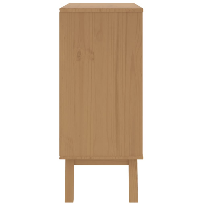 OLDEN Drawer Cabinet in Grey & Brown | Solid Pine Wood | Scandinavian Design | 4 Spacious Drawers - Premium  from Home Treasures - Just £125.99! Shop now at Home Treasures