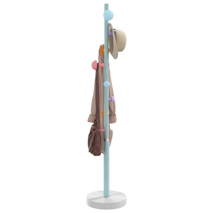 Blue 172 cm Powder-Coated Iron Coat Stand – Sturdy & Stylish Storage Solution for Your Home - Premium  from Home Treasures - Just £34.99! Shop now at Home Treasures