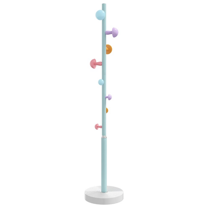 Blue 172 cm Powder-Coated Iron Coat Stand – Sturdy & Stylish Storage Solution for Your Home - Premium  from Home Treasures - Just £34.99! Shop now at Home Treasures