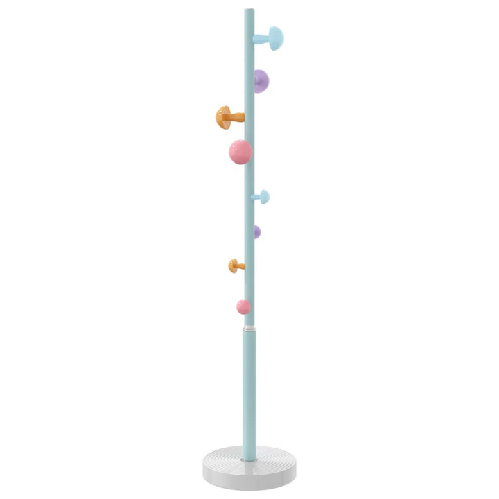 Blue 172 cm Powder-Coated Iron Coat Stand – Sturdy & Stylish Storage Solution for Your Home - Premium  from Home Treasures - Just £34.99! Shop now at Home Treasures