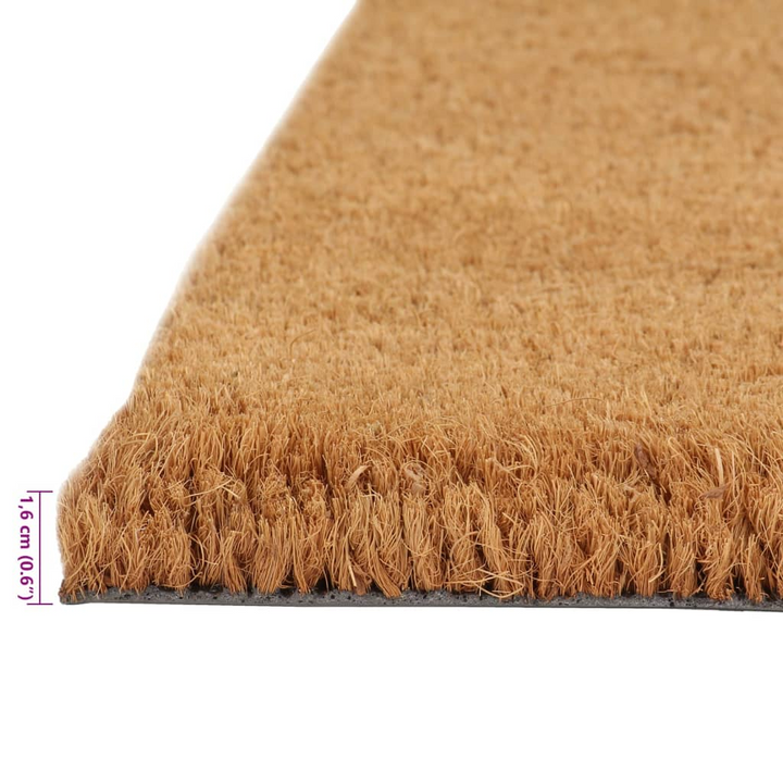 Durable Door Mat 40x60 cm – Natural Tufted Coir, Non-Slip Backing – Perfect for Indoor & Outdoor Use - Premium  from Home Treasures - Just £19.99! Shop now at Home Treasures