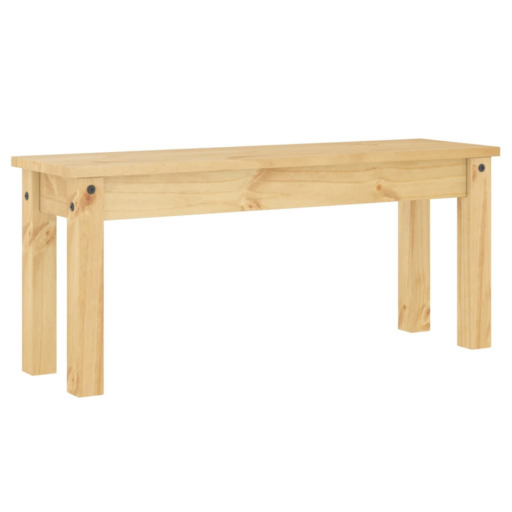 PANAMA Dining Bench - Solid Pine Wood, Rustic Charm, 105x30x45 cm - Premium  from Home Treasures - Just £92.99! Shop now at Home Treasures