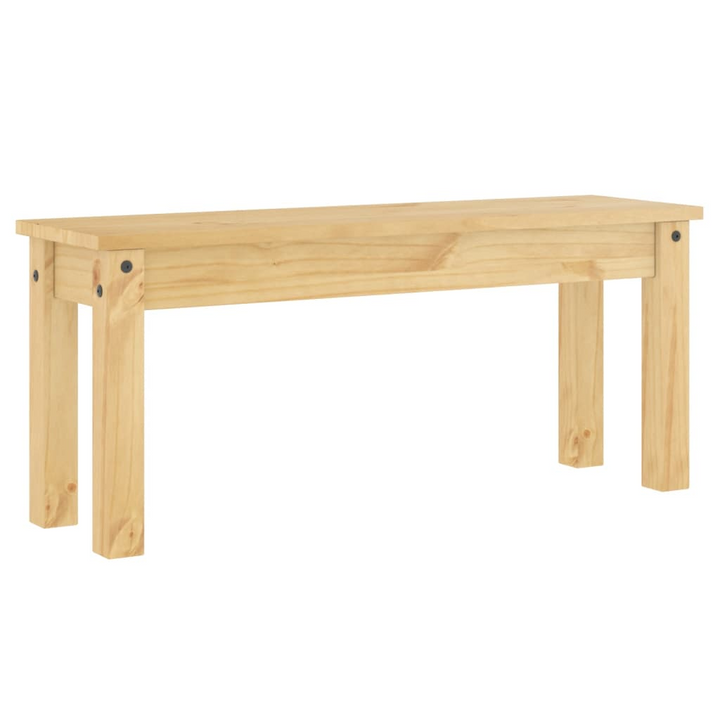 PANAMA Dining Bench - Solid Pine Wood, Rustic Charm, 105x30x45 cm - Premium  from Home Treasures - Just £92.99! Shop now at Home Treasures