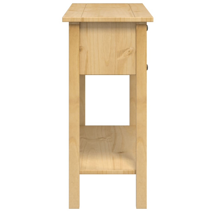 CORONA Console Table | 114x34.5x73 cm | Solid Pine Wood & Honey Wax Finish | Rustic Storage Solution - Premium  from Home Treasures - Just £150.99! Shop now at Home Treasures