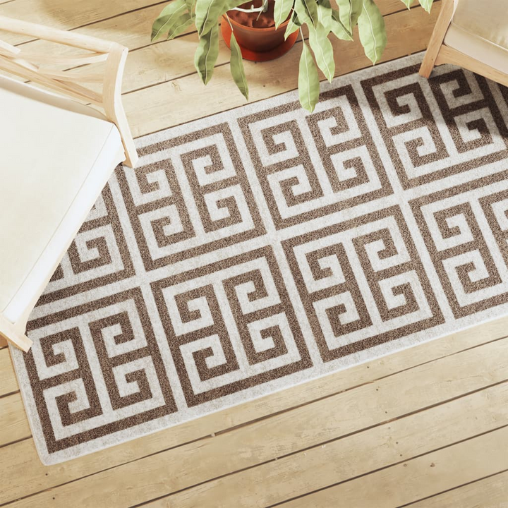 Elegant Multicolour Anti-Slip Rug 80x300 cm - Perfect for Indoor & Outdoor Spaces - Premium  from Home Treasures - Just £42.99! Shop now at Home Treasures