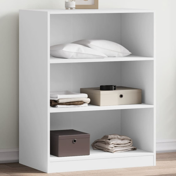 White Wardrobe 77x48x102 cm - Compact Engineered Wood Closet with Ample Storage Space for Stylish Organization - Premium  from Home Treasures - Just £89.99! Shop now at Home Treasures