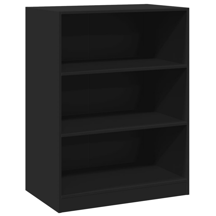 Compact & Durable Black Wardrobe 77x48x102 cm in Engineered Wood – Perfect Closet Organizer - Premium  from Home Treasures - Just £96.99! Shop now at Home Treasures