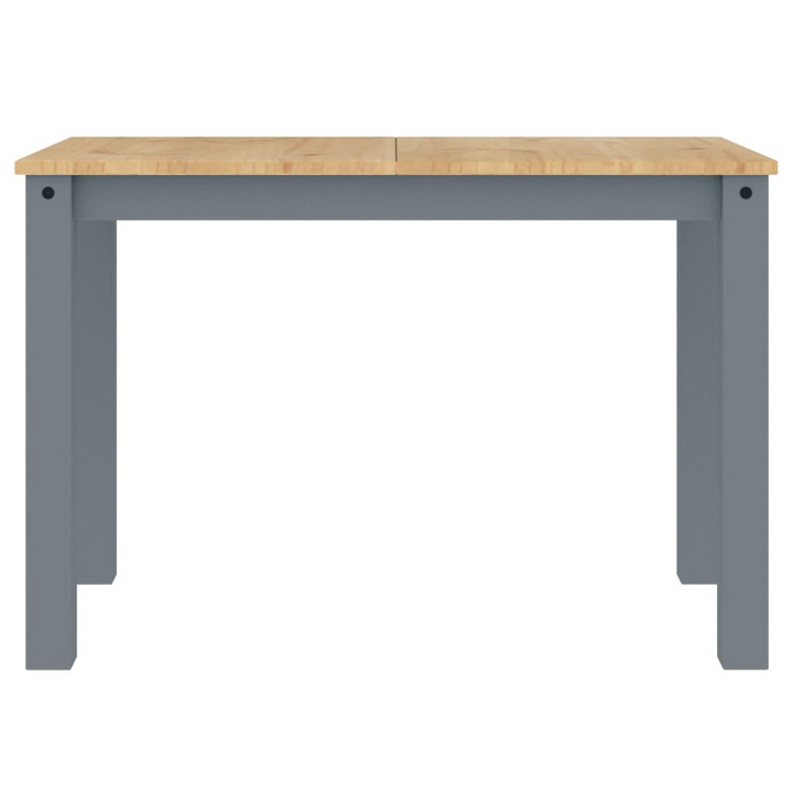 PANAMA Solid Pine Wood Dining Table in Grey - Elegant & Minimalist, 117x60x75 cm - Premium  from Home Treasures - Just £144.99! Shop now at Home Treasures